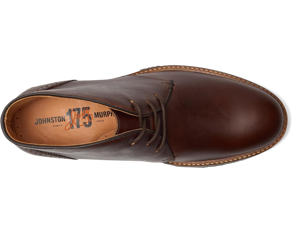 Men's Johnston & Murphy Calder 175th Chelsea Boots Tan Oiled American Full Grain