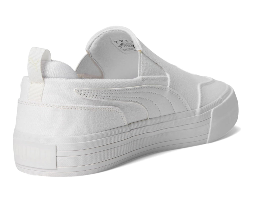 Men's PUMA Court Classic Vulc Slip On Sneakers Puma White/Puma White