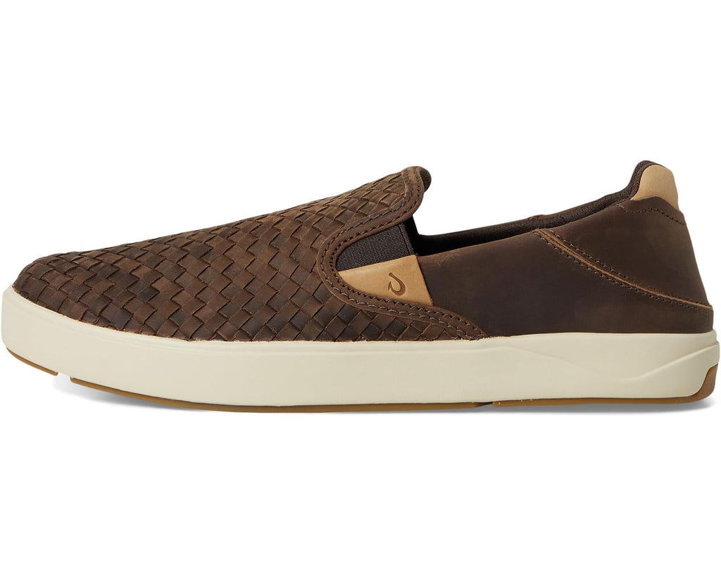 Men's OluKai Lae'ahi Lauhala Dark Java/Dark Java