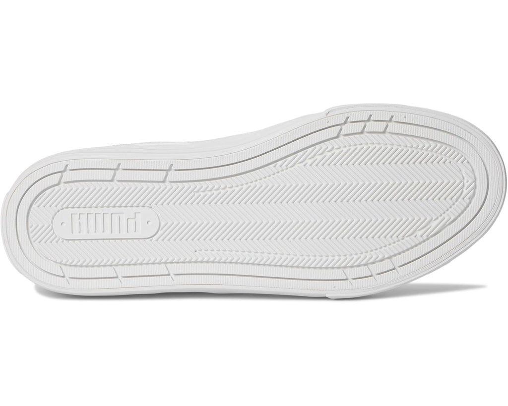 Men's PUMA Court Classic Vulc Slip On Sneakers Puma White/Puma White