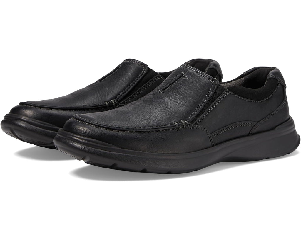 Men's Clarks Cotrell Free Black Oily Leather