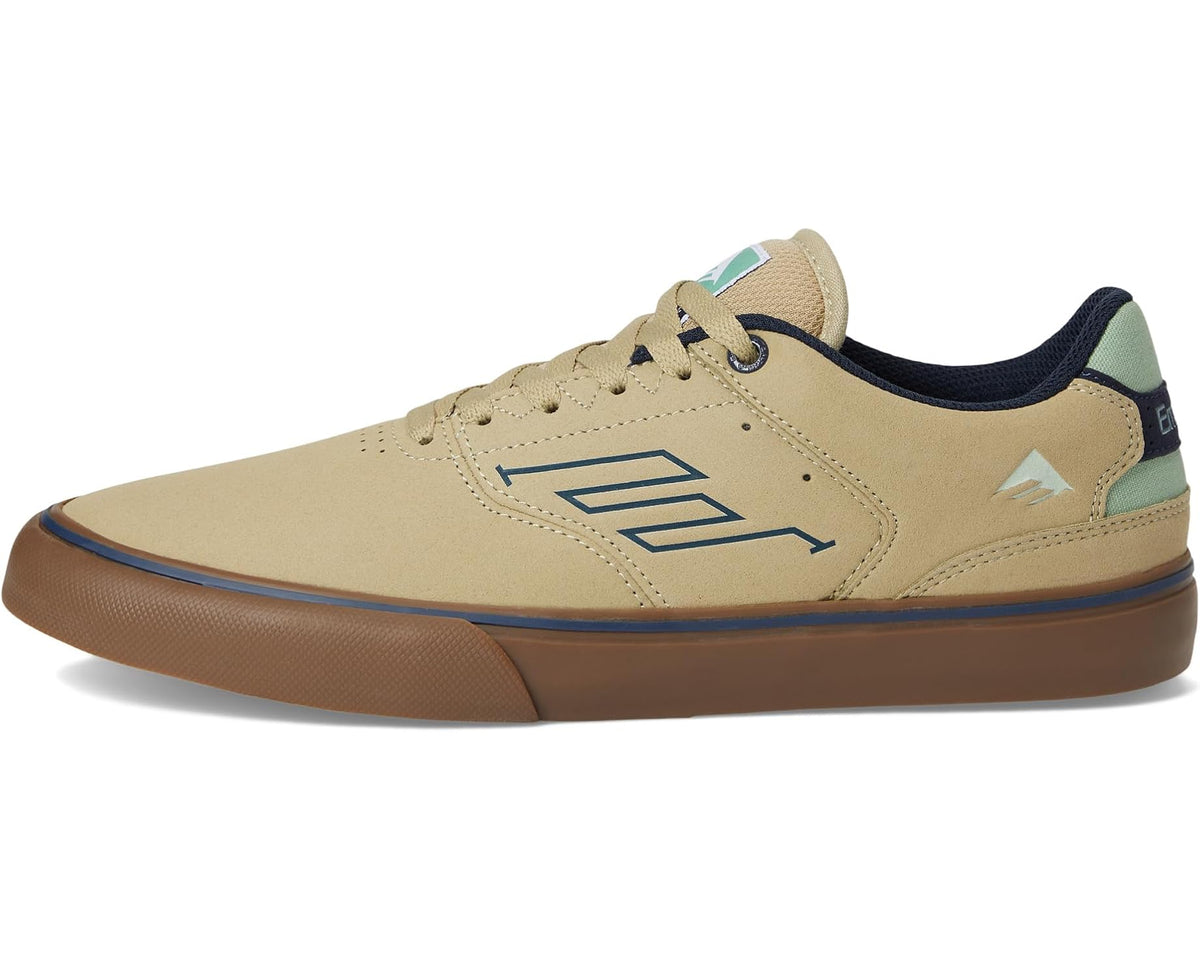 Men's Emerica The Low Vulc Tan/Blue/Green