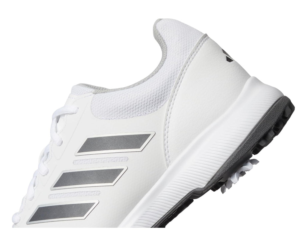 Men's adidas Golf Tech Response 3.0 Golf Shoes Footwear White/Dark Silver Metallic/Silver Metallic