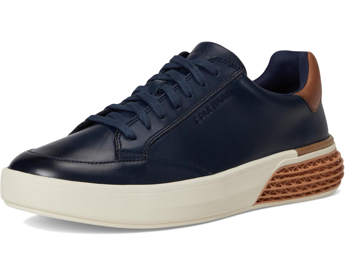 Men's Cole Haan Grandpro Halfcourt Skyweave Sneakers Navy Blazer/British Tan/Ivory