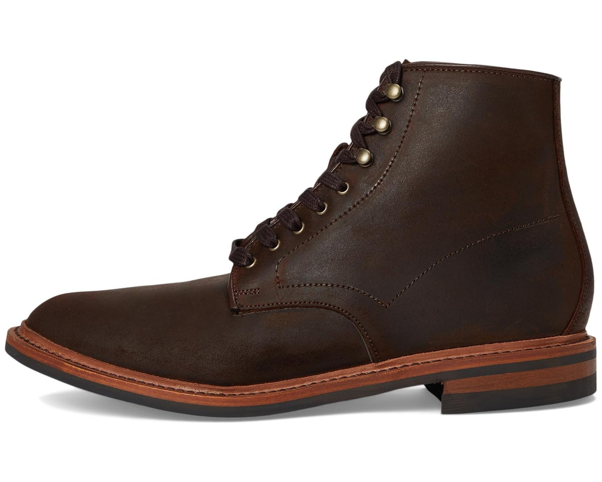 Men's Allen Edmonds Higgins Mill Lace-Up Brown Waxed Suede