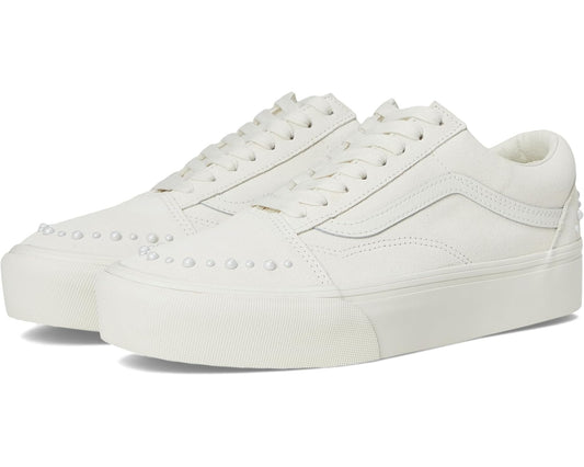 Unisex Vans Old Skool Platform Pearls Marshmallow