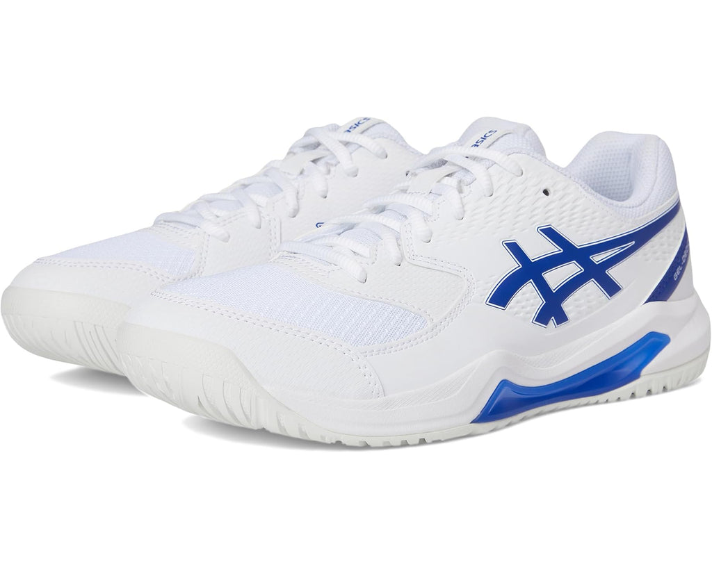 Men's ASICS Gel-Dedicate 8 White/Dark Cobalt