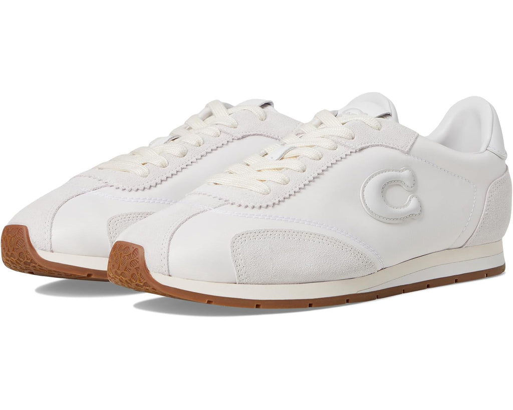 Men's COACH Flat Sneakers Optic White/Grey
