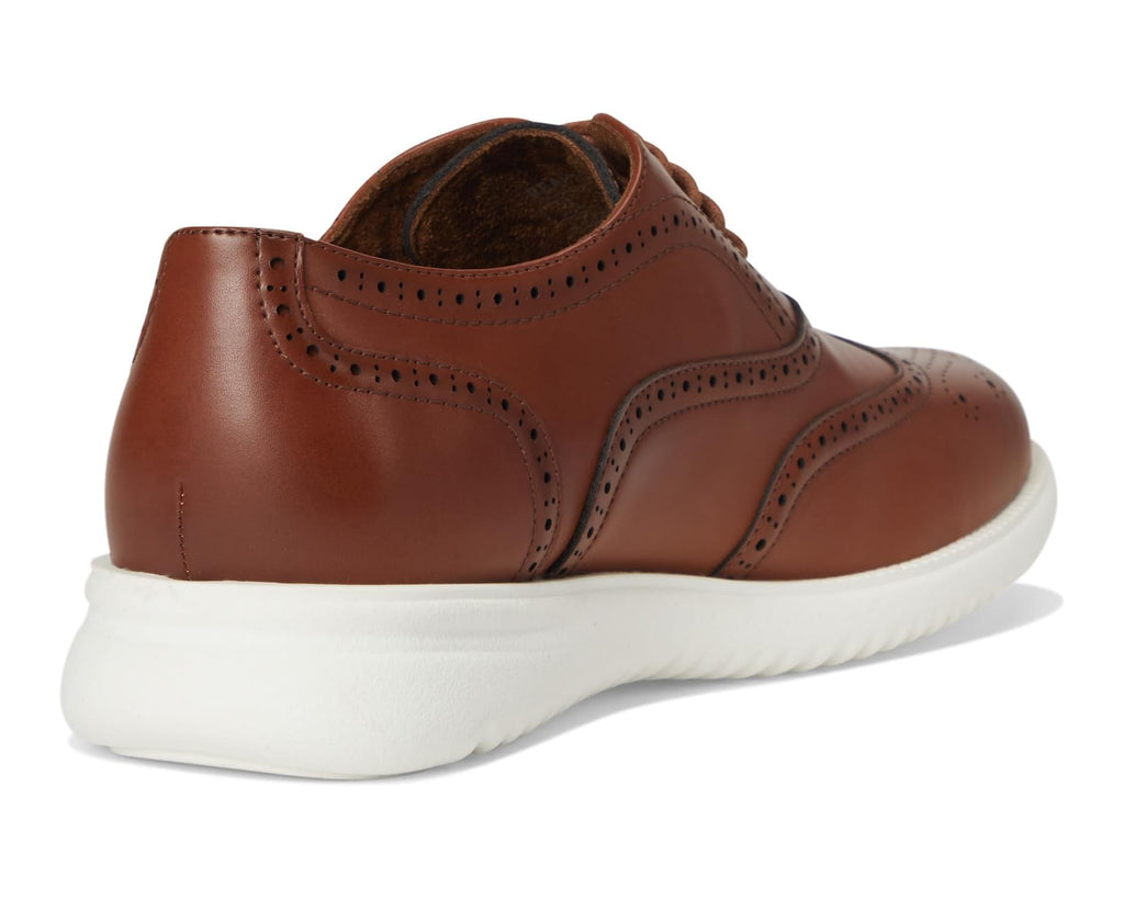 Men's Kenneth Cole Nio Wing Lace Up Oxford Medium Brown Leather