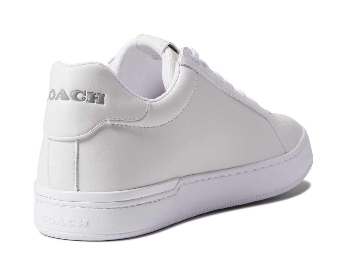Men's COACH Lowline Leather Low Top Optic White