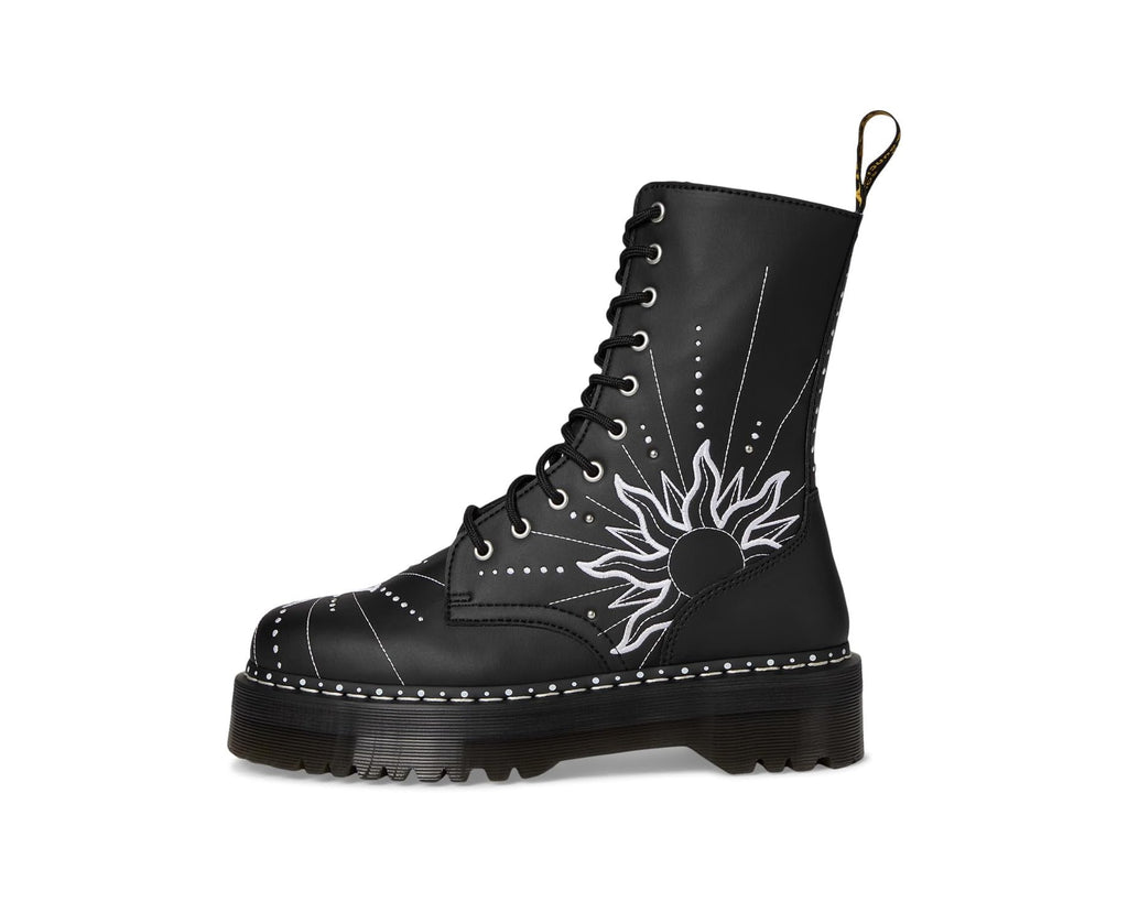Unisex Dr. Martens Jadon Hi Solar Flare Black