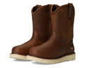 Men's Ariat Rebar Wedge Pull-On Waterproof Work Boots Distressed Brown