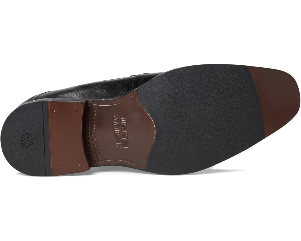 Men's Johnston & Murphy Richland Bit Black Full Grain