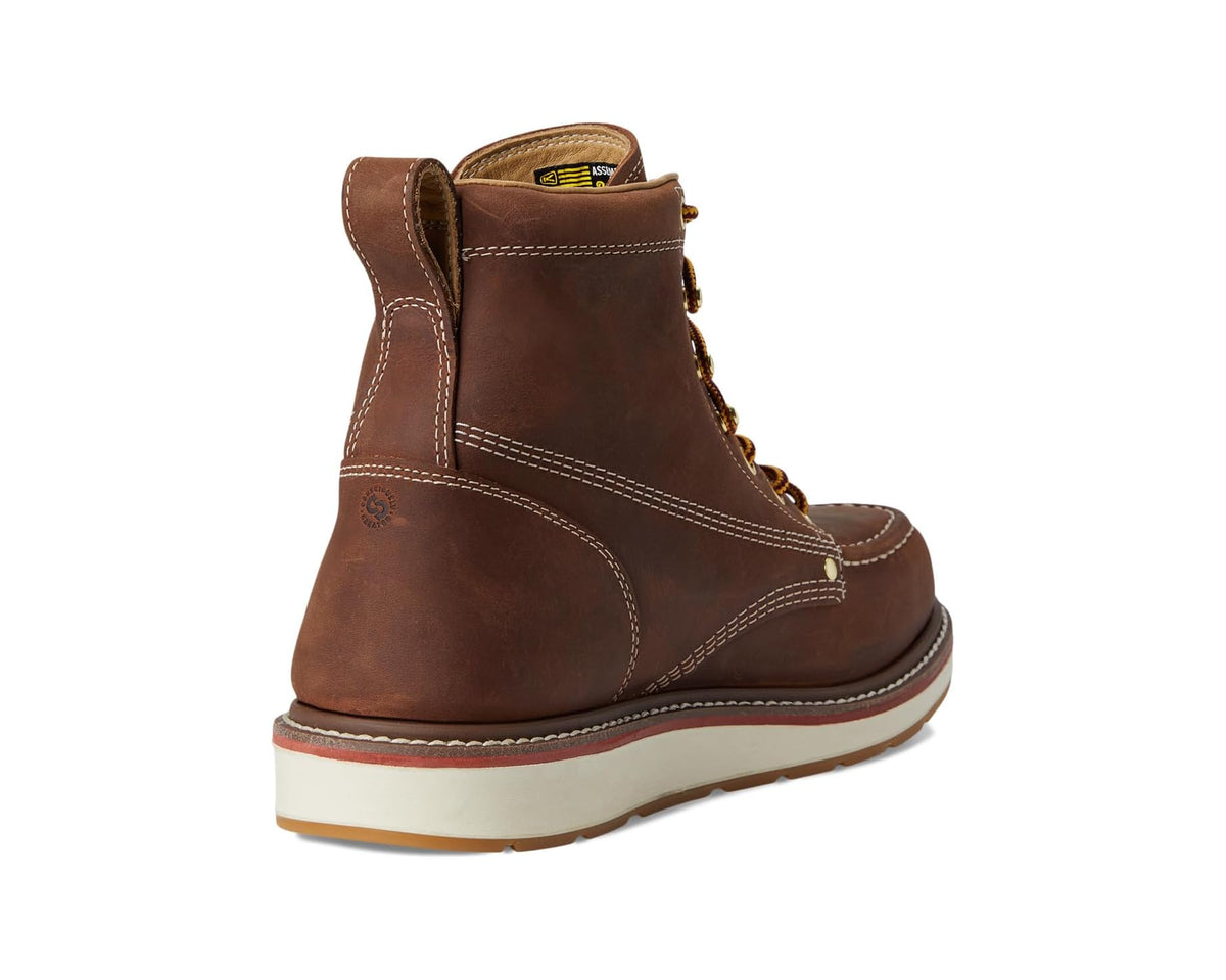 Men's KEEN Utility Liberty 6 Waterproof Boots (Carbon-Fiber Toe) Chestnut/Gum