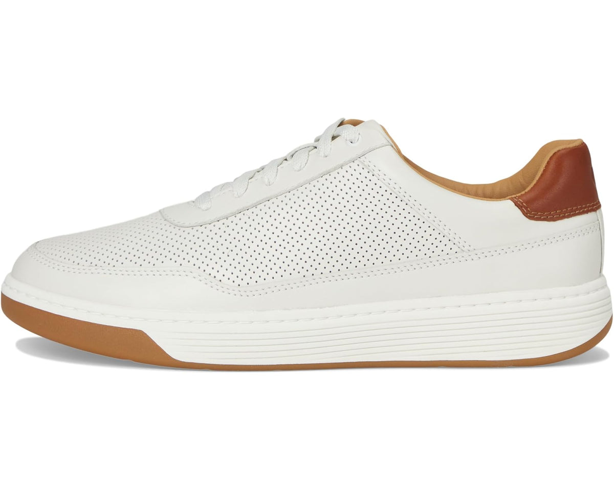 Men's Johnston & Murphy Dawson Perfed U-throat White
