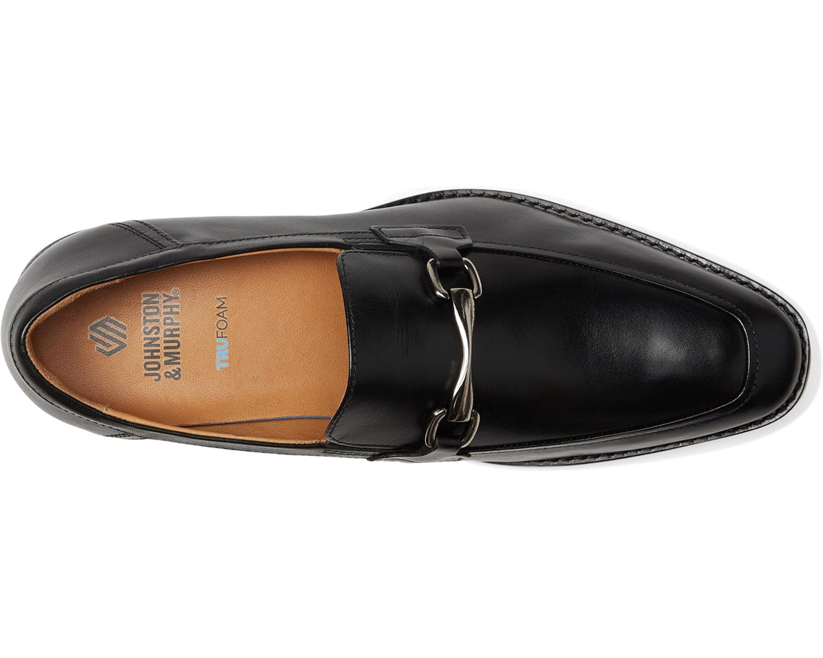 Men's Johnston & Murphy Richland Bit Black Full Grain