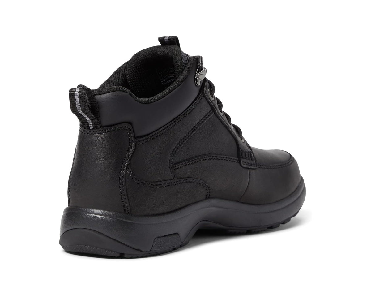 Men's Dunham 8000 Mid Boots Black Leather