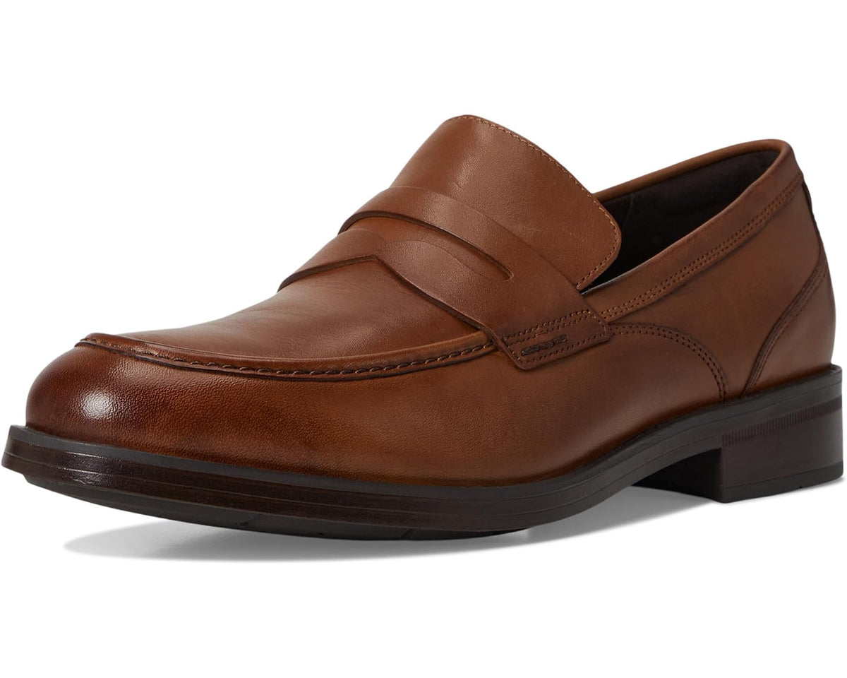 Men's Cole Haan Newmark Grand Penny Loafers British Tan/Dark Brown