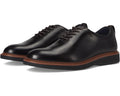 Men's Johnston & Murphy Upton One-piece Perfed Plain Toe Mahogany Full Grain