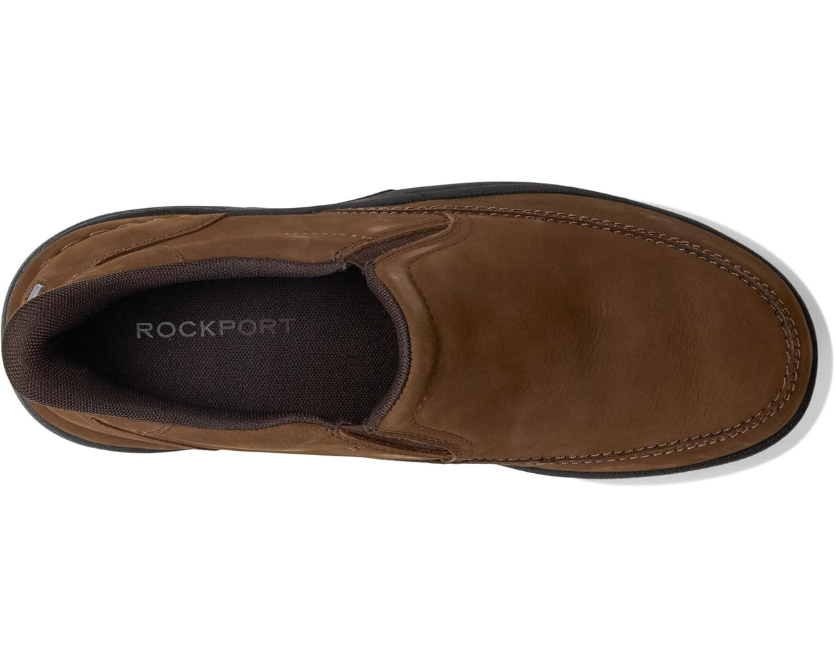 Men's Rockport Ellworth Dark Brown Leather