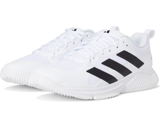 Men's adidas Court Team Bounce 2.0 Volleyball Shoes White/Black/White