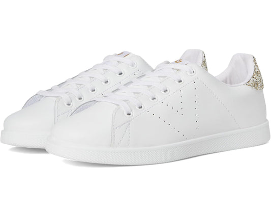 Unisex victoria Tenis Leather & Glitter Cava