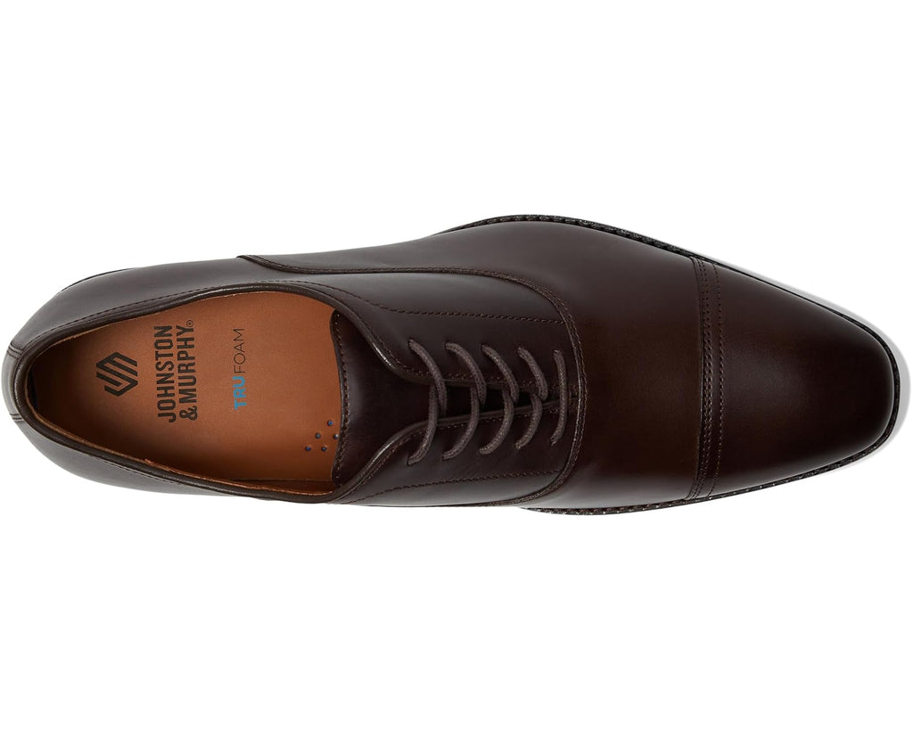 Men's Johnston & Murphy Sullivan Cap Toe Espresso Italian Calfskin