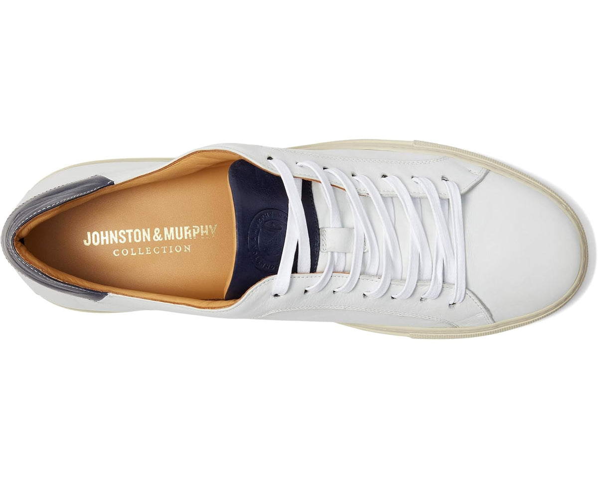 Men's Johnston & Murphy Collection Jared Lace to Toe White