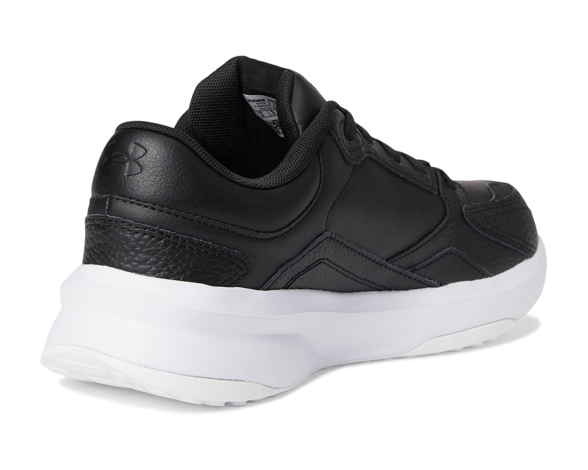 Men's Under Armour Edge Leather Black/Black/White