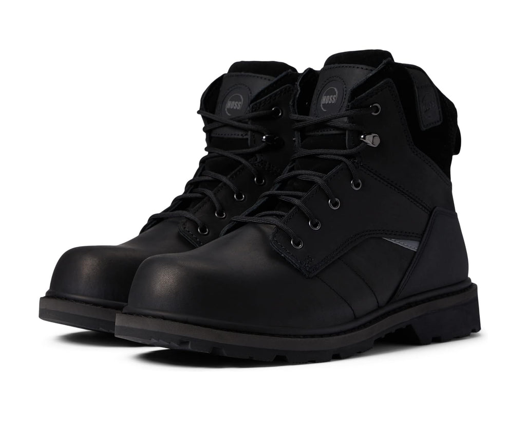 Men's Hoss Carson 6 Inch - BIG HOSS Sizes Black