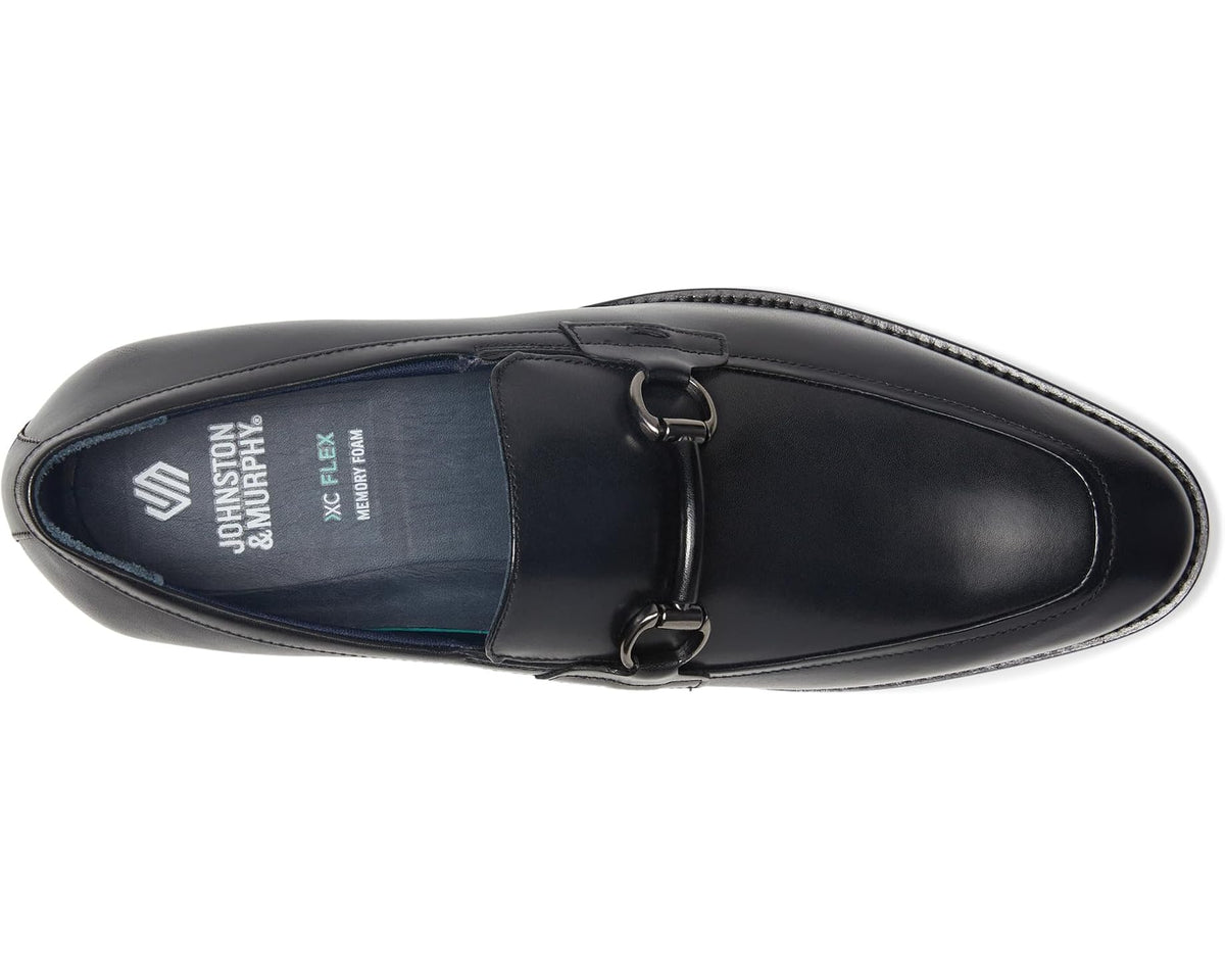 Men's Johnston & Murphy Landry Bit Black Full Grain