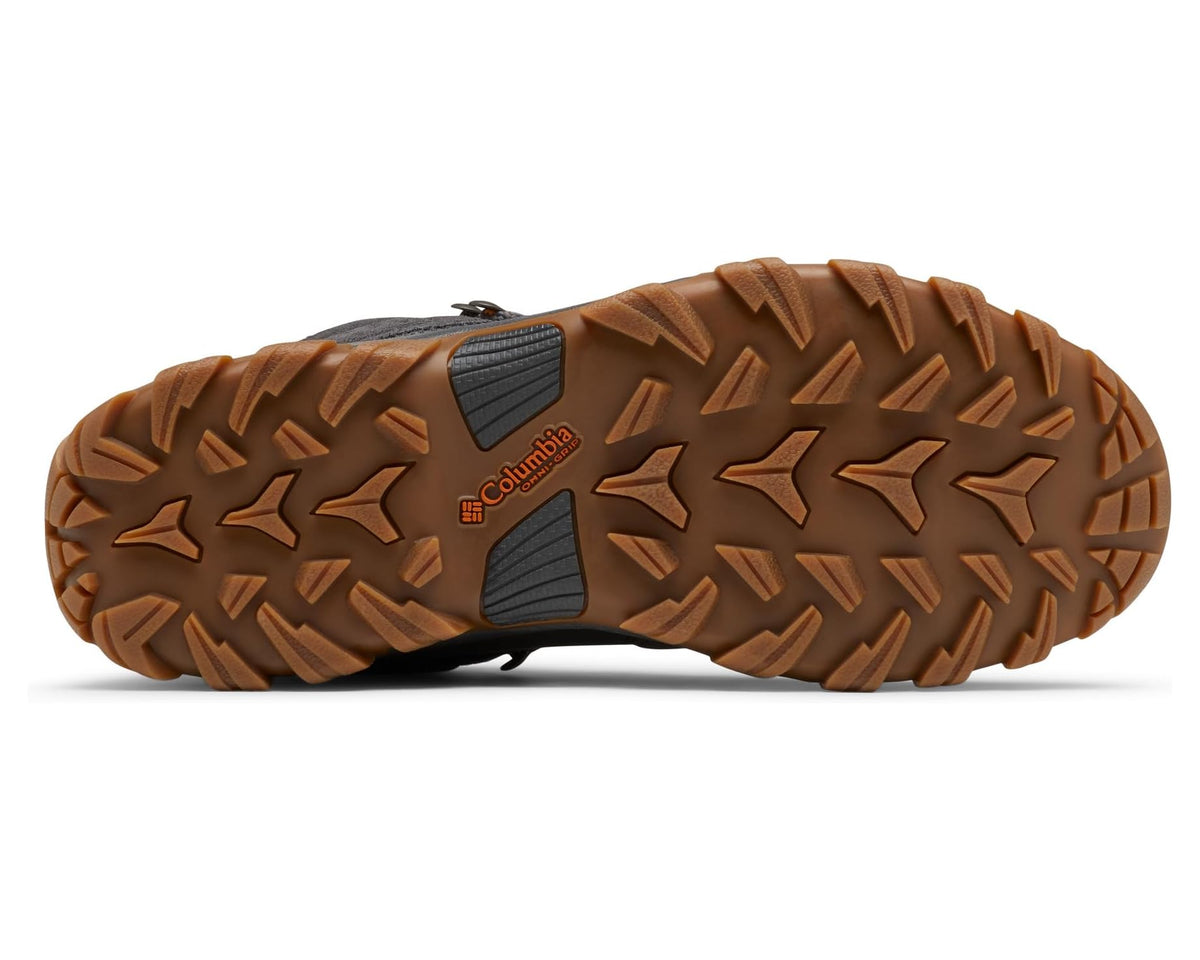 Men's Columbia Newton Ridge Plus II Suede Waterproof Dark Grey/Gold Amber