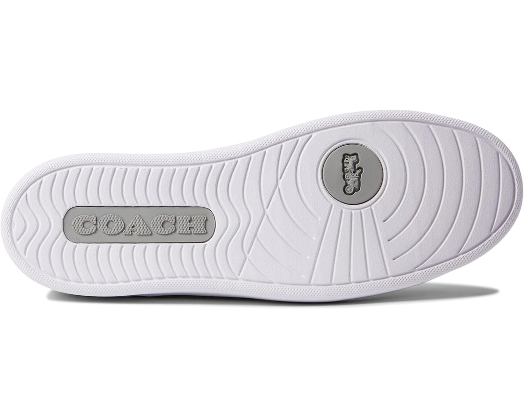 Men's COACH Lowline Leather Low Top Optic White