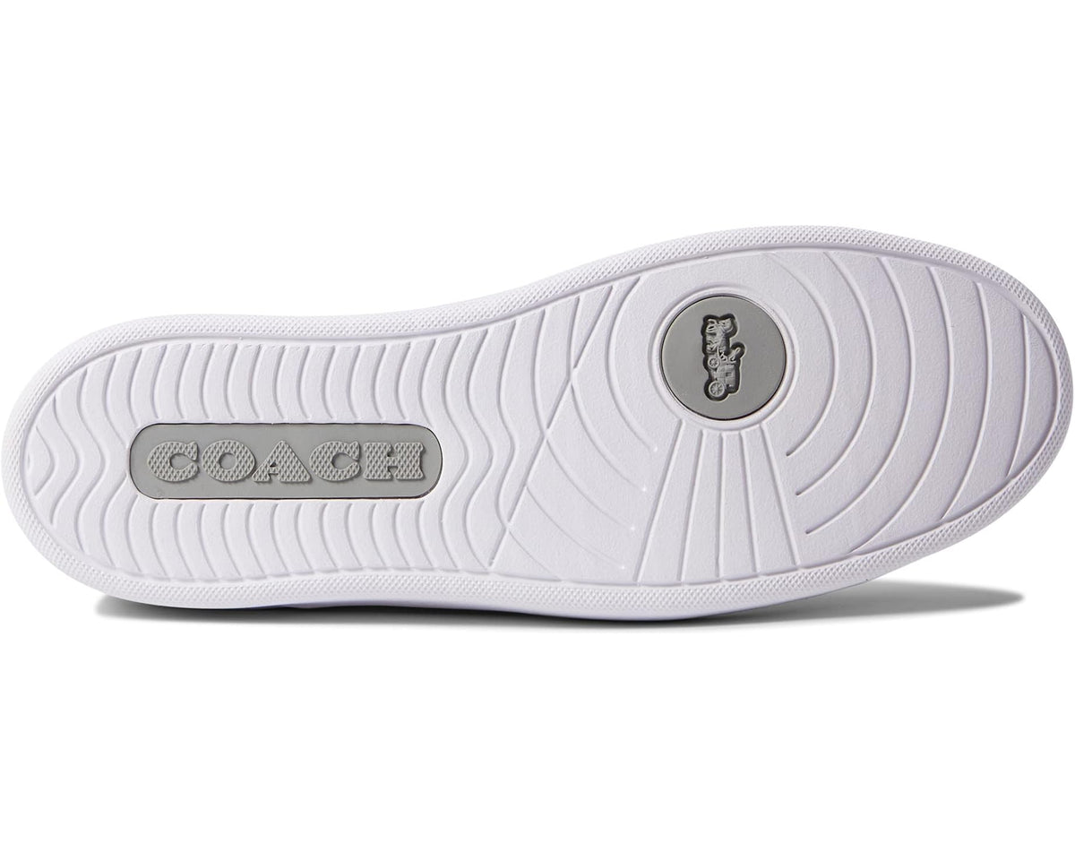 Men's COACH Lowline Leather Low Top Optic White