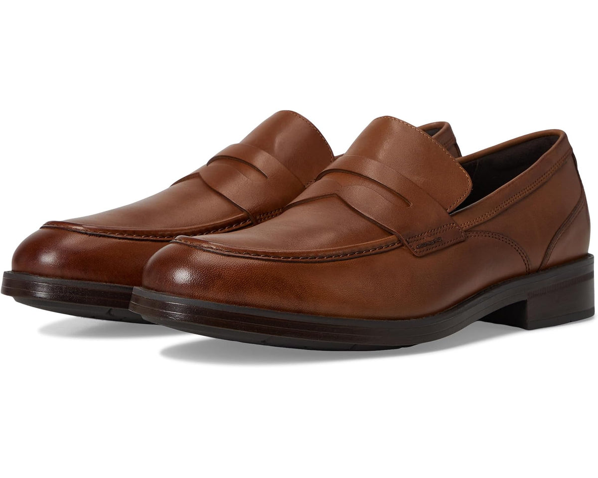 Men's Cole Haan Newmark Grand Penny Loafers British Tan/Dark Brown