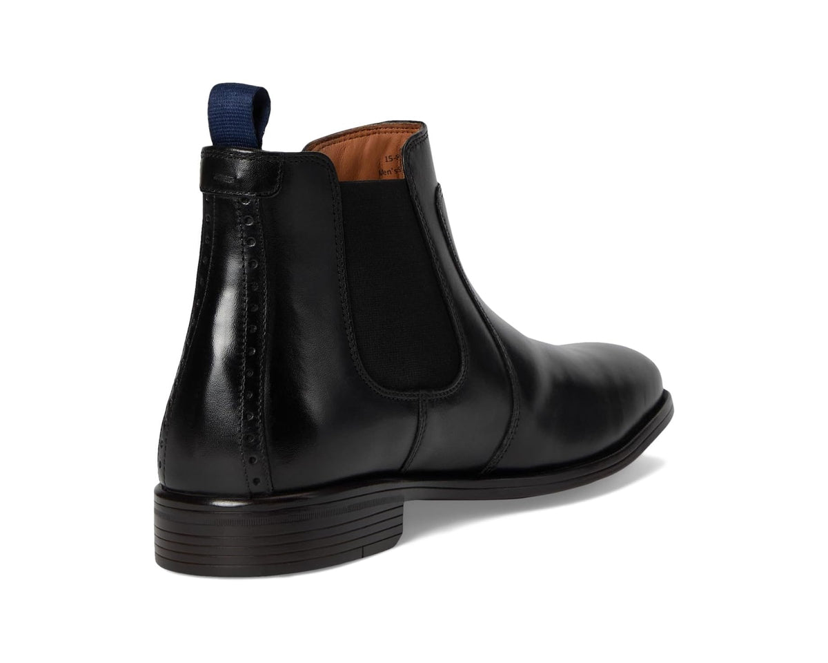 Men's Johnston & Murphy Reeve Chelsea Boots Black Full Grain