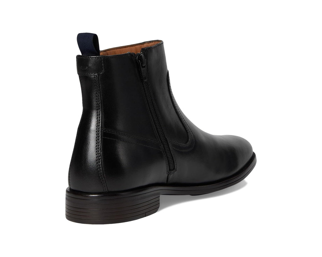 Men's Johnston & Murphy Reeve Zip Boots Black Full Grain