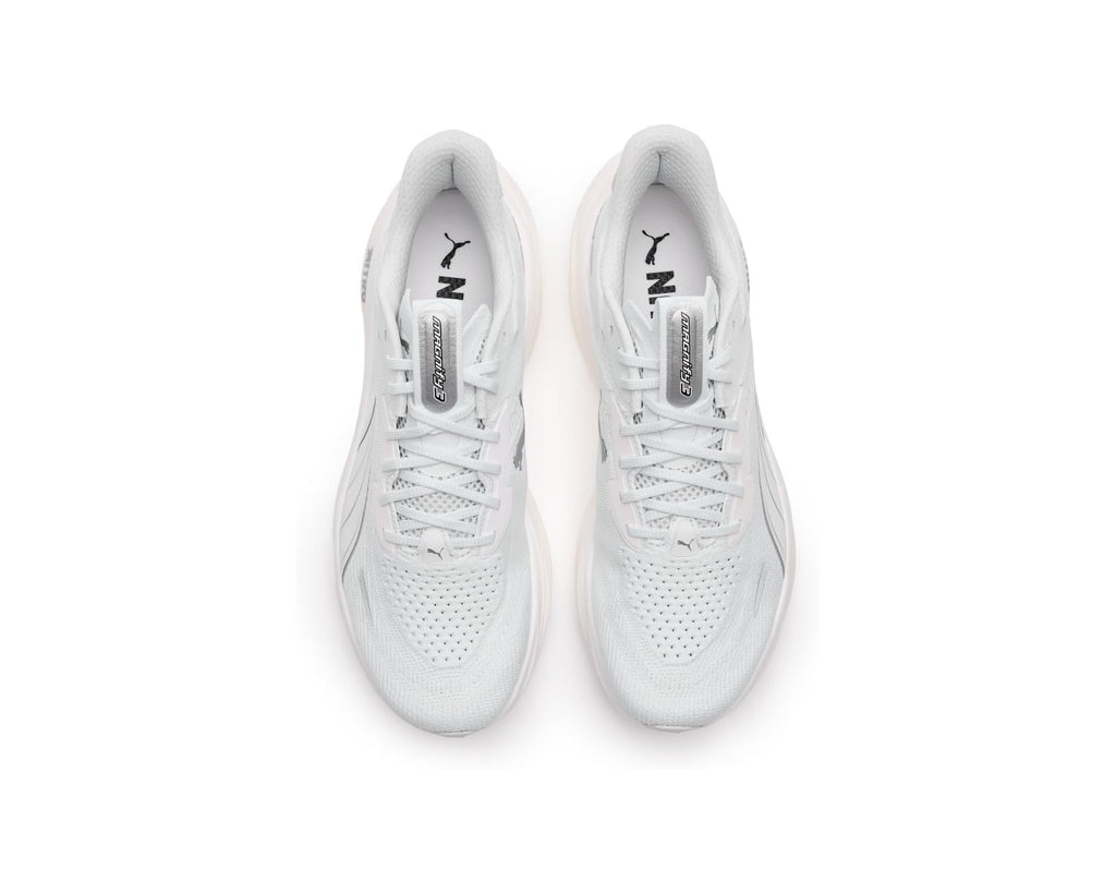 Men's PUMA Magnify Nitro 3 Running Shoes Puma White/Warm White