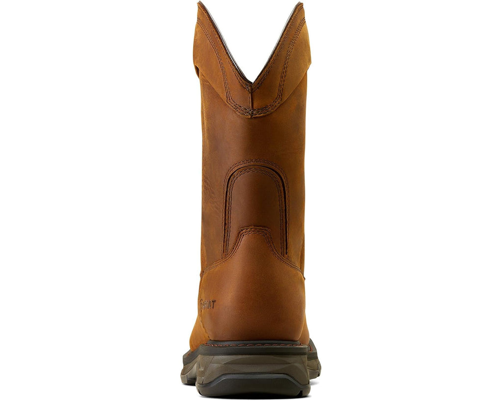 Men's Ariat WorkHog XT Wellington Waterproof Work Boot Distressed Brown