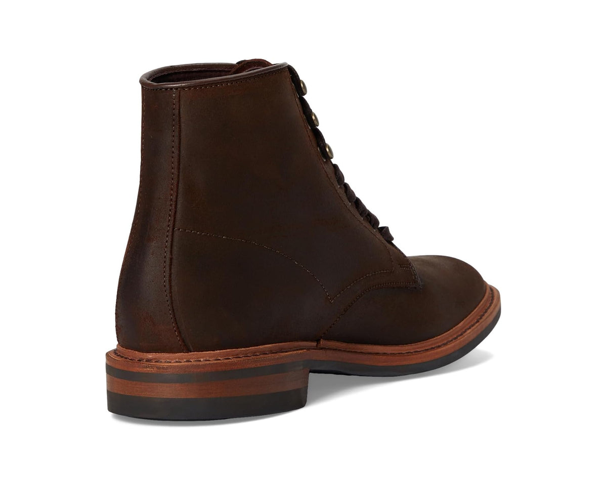 Men's Allen Edmonds Higgins Mill Lace-Up Brown Waxed Suede