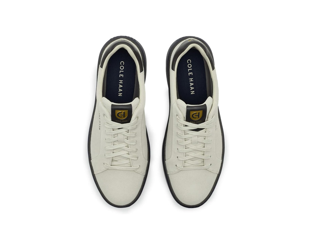 Men's Cole Haan Grandpro Topspin Sneaker Silver Birch Suede/Raven/Midnight Moon