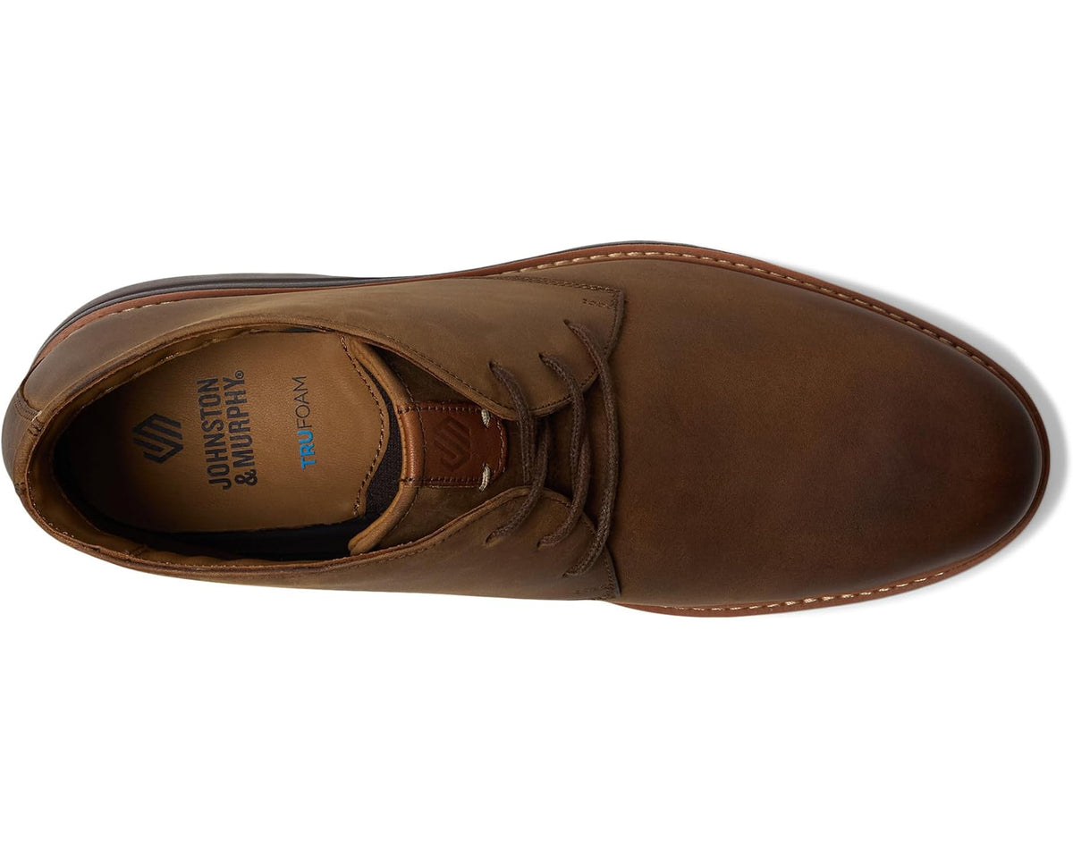 Men's Johnston & Murphy Braxton Chukka Brown Oiled Full Grain