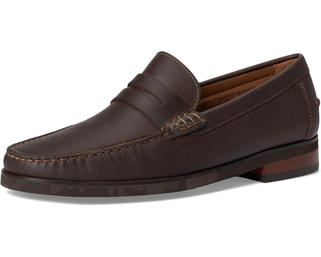 Men's Florsheim Berkley Flex Penny Loafers Brown Crazy Horse