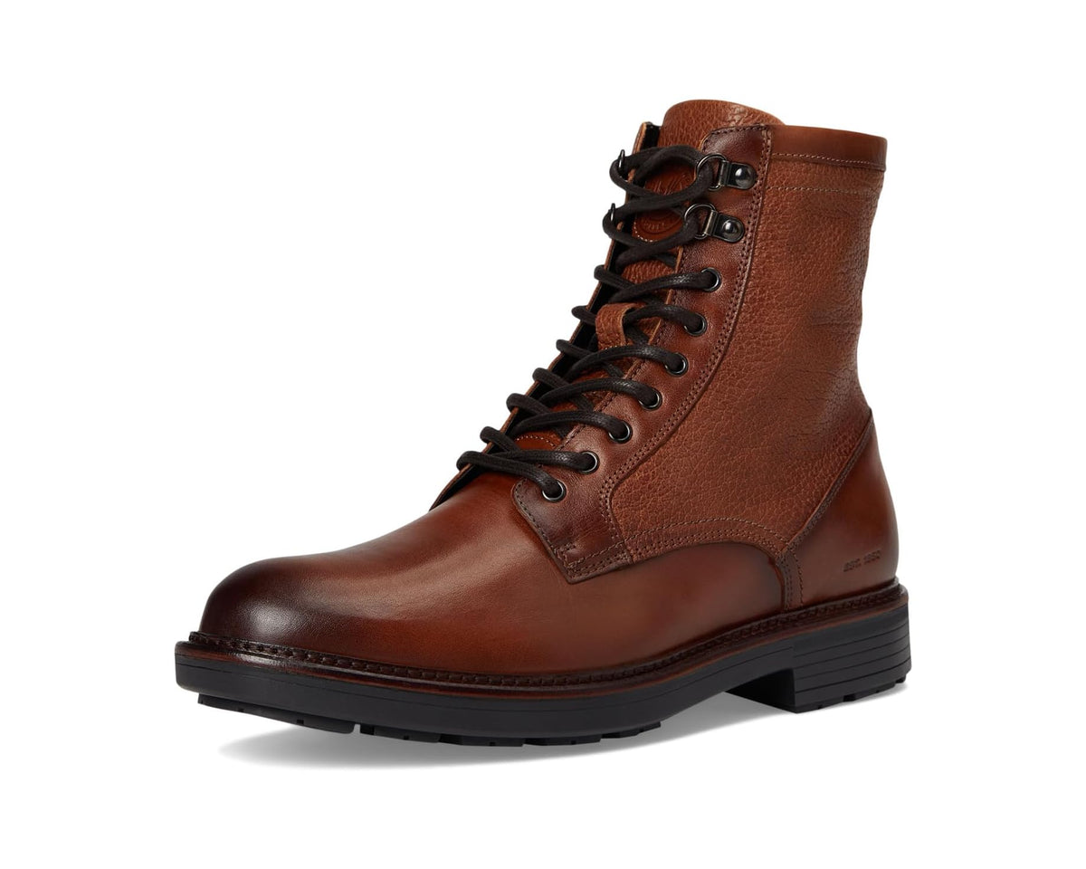 Men's Johnston & Murphy Collection Latham Plain Toe Boots Tan European Calfskin