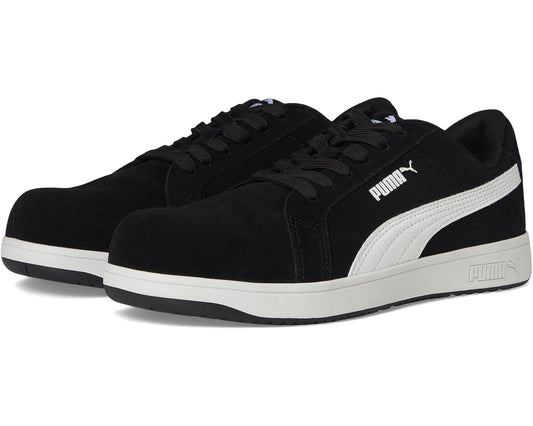 Men's PUMA Safety Iconic Suede Low ASTM EH Black/White