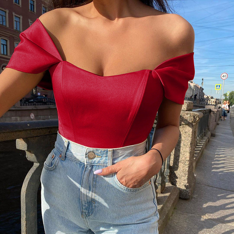 Fishbone Corset Tube Top