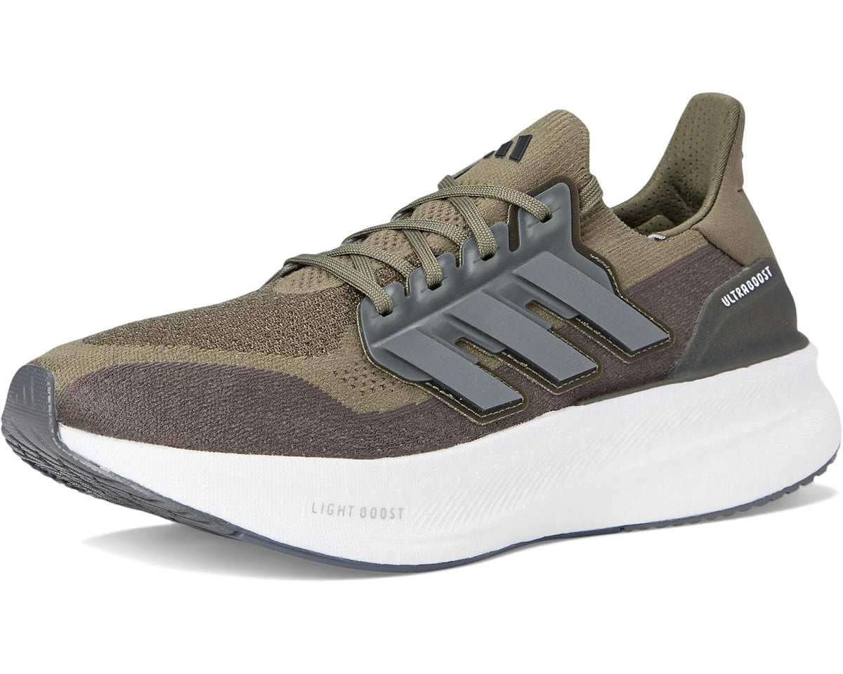 Men's adidas Ultraboost 5 Running Shoes Olive Strata/Iron Metallic/Shadow Olive
