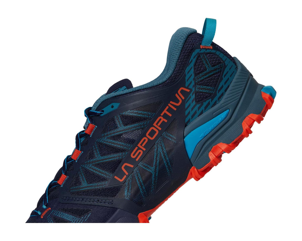 Men's La Sportiva Bushido III Deep Sea/Cherry Tomato