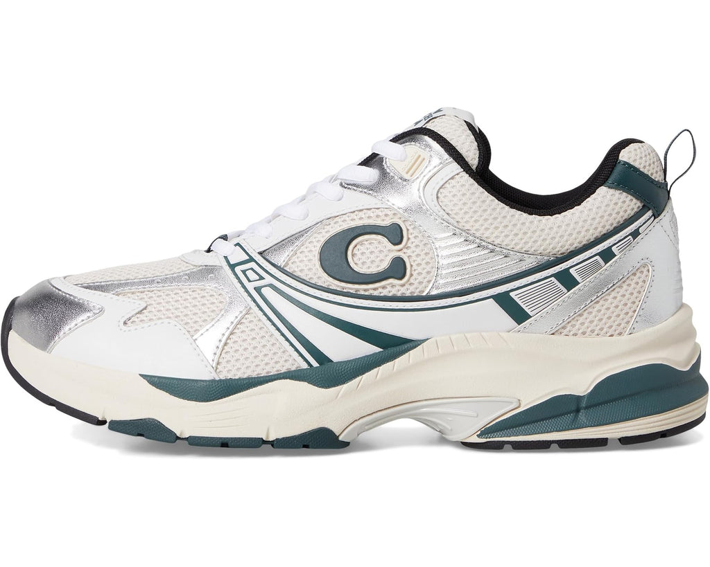 Men's COACH Mesh Sneakers Dark Teal Multi