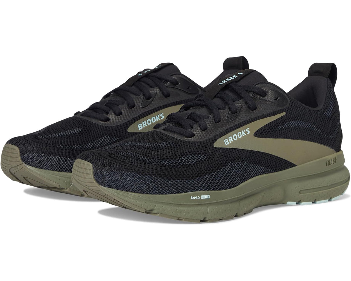 Men's Brooks Trace 4 Black/Ebony/Dusty Olive
